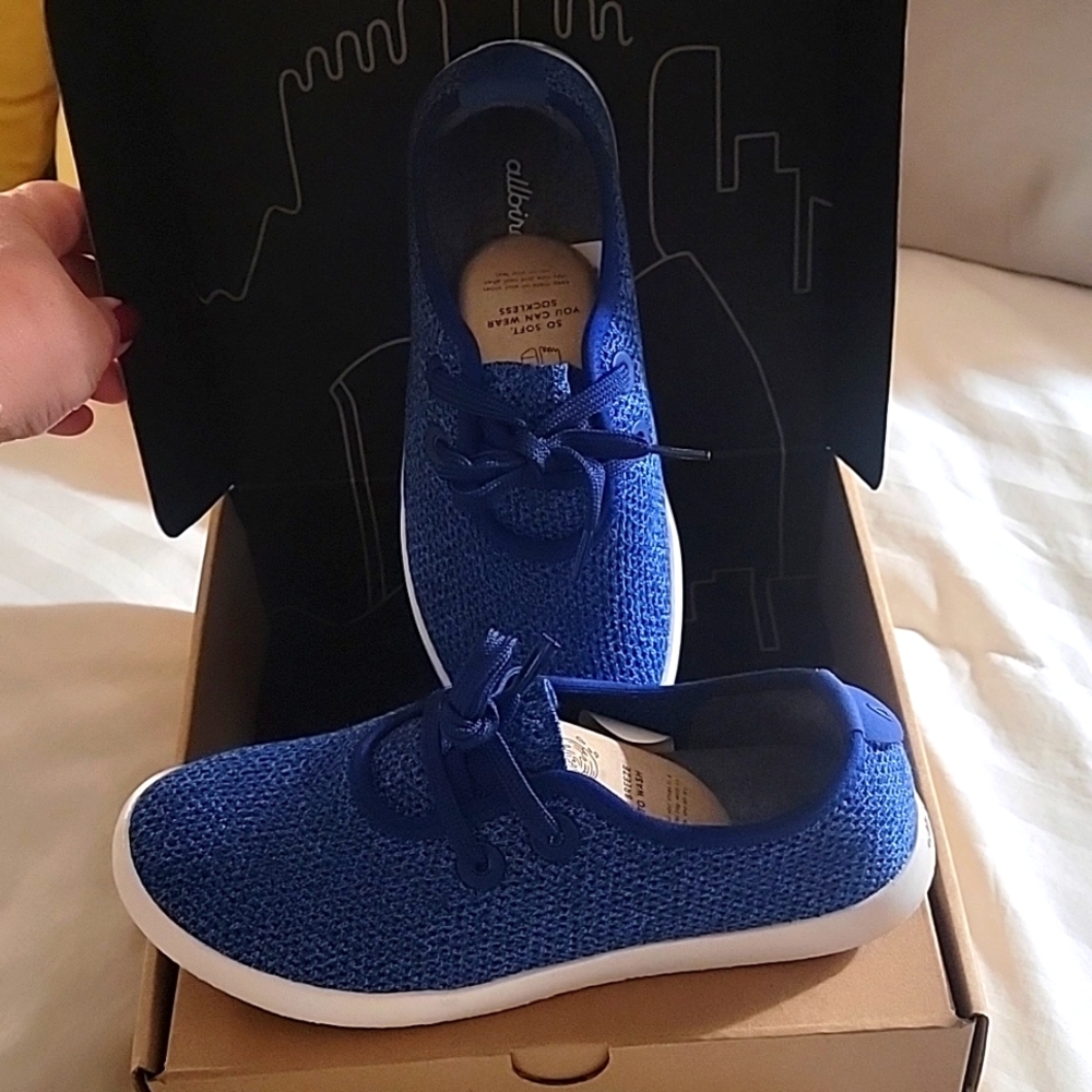 Allbirds Hazy Cobalt Tree Skipper Boat Shoe - Women-Size: W7-NWB